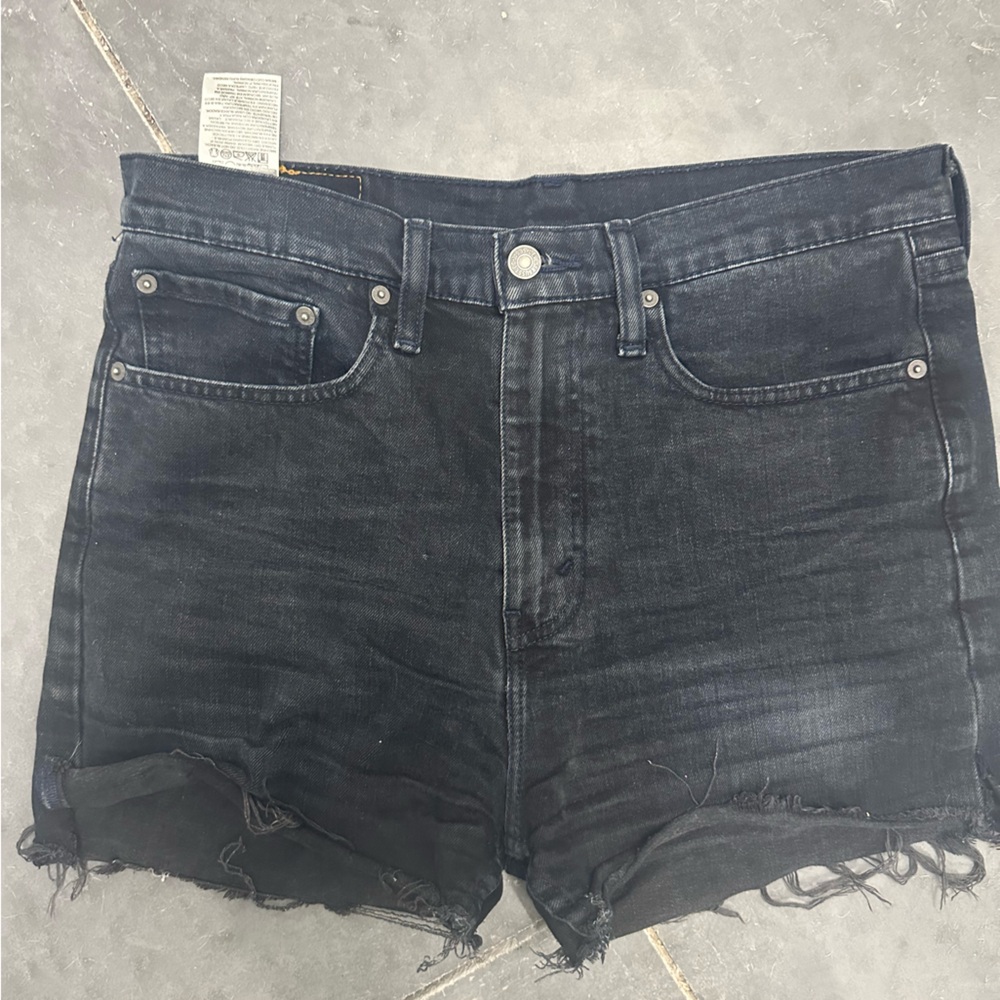 Levi's Black 522 Cut-off Jean Shorts